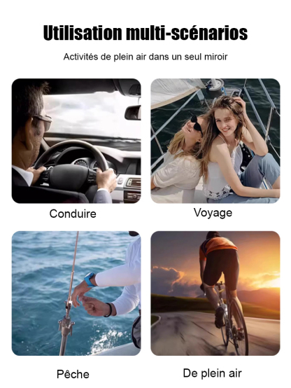 Lunettes de soleil polarisées haute définition pour pilote