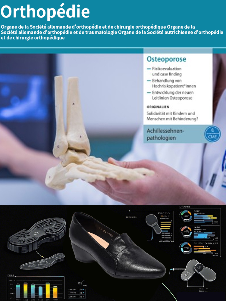 Chaussures orthopédiques en cuir à semelle souple pour femmes