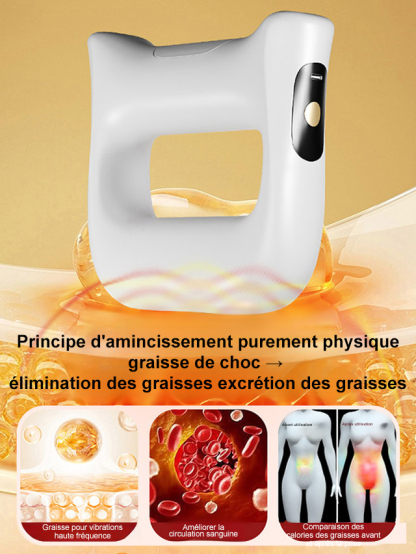 Masseur anneau fascia en plastique vibrant