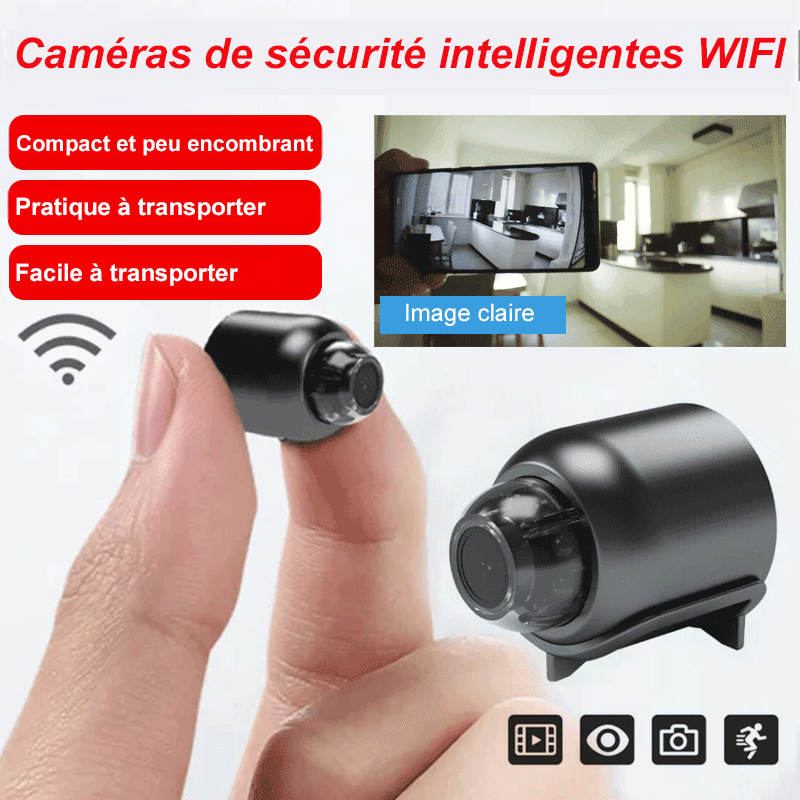 Caméra de surveillance intelligente WiFi à distance