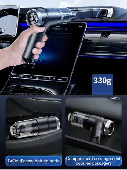 Aspirateur de voiture portable rechargeable sans fil