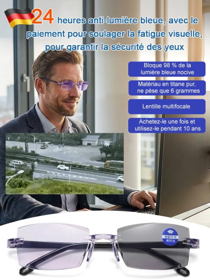 [La vision revient à 20 ans] lunettes de lecture hd smart comfort