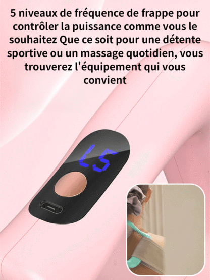 Masseur anneau fascia en plastique vibrant