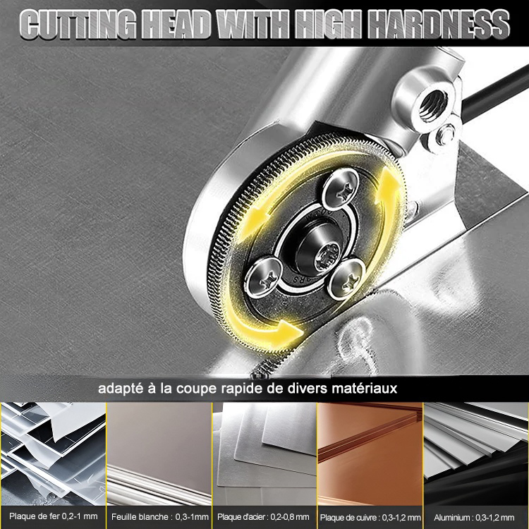 Cisailles métalliques multifonctions portables