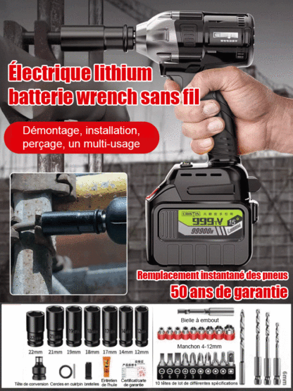 【Clé ultra-économique】Clé sans fil à batterie au lithium électrique