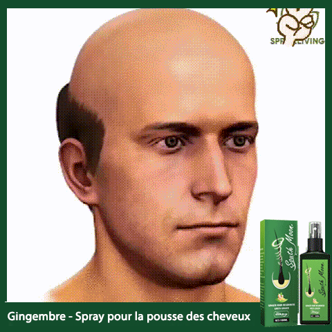 Spray pousse cheveux au gingembre