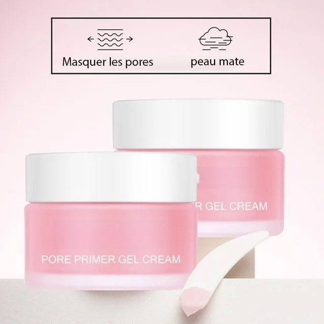 Gel-crème définissant les pores