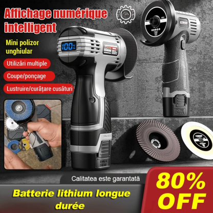 【Sans fil & portable】Meuleuse d'angle multifonctionnelle