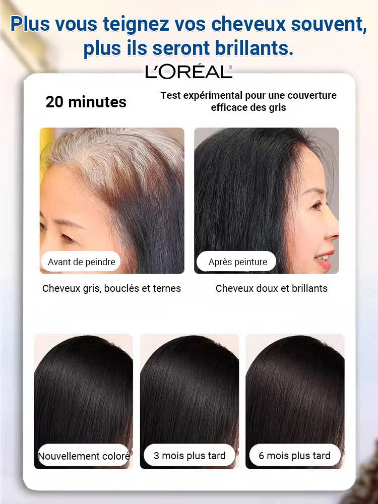 Coloration capillaire protéinée au caviar Zhi Huashi