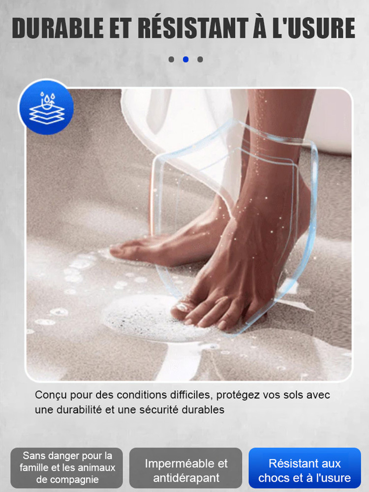 Peinture pour sol imitation marbre, couleur sable époxy