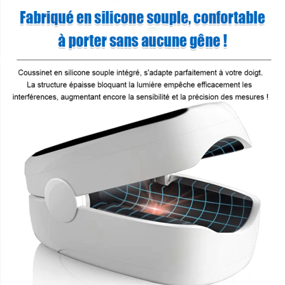 Moniteur domestique à pince pour les doigts