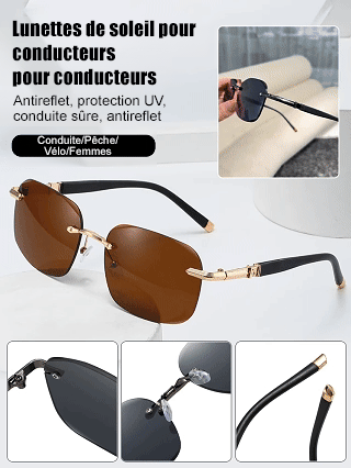 Lunettes de soleil polarisées haute définition pour pilote