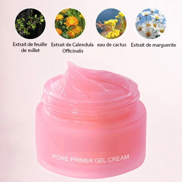 Gel-crème définissant les pores