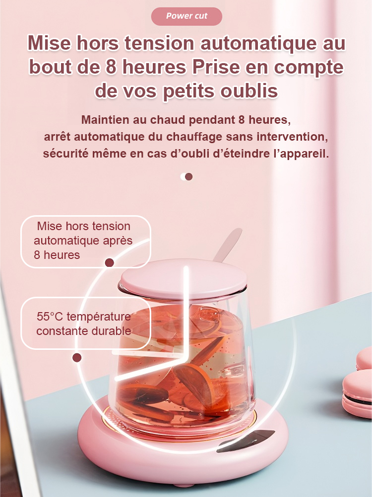 Tapis chauffant pour gobelets