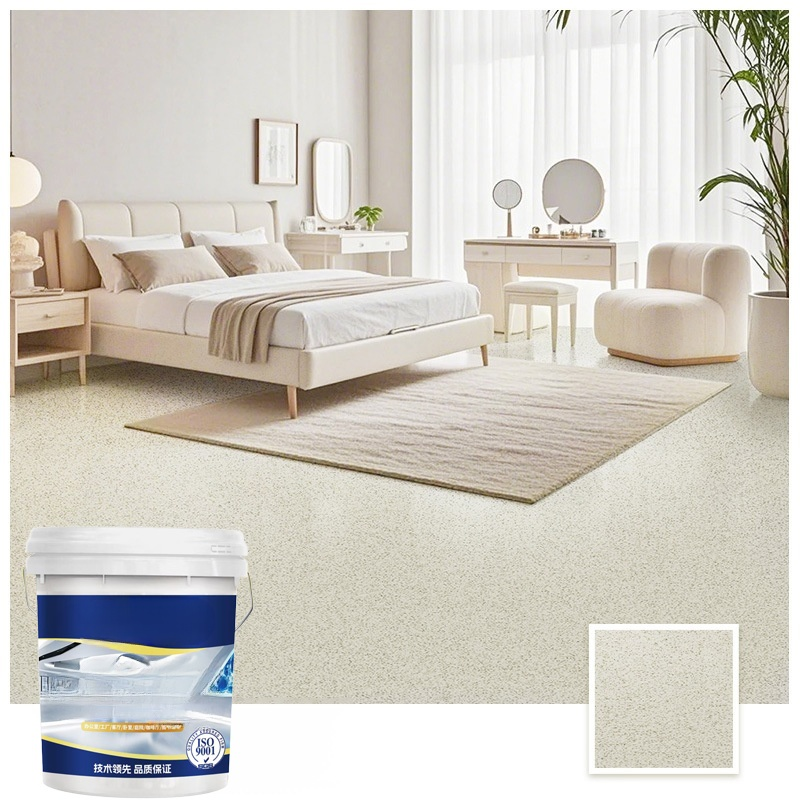 Peinture pour sol imitation marbre, couleur sable époxy