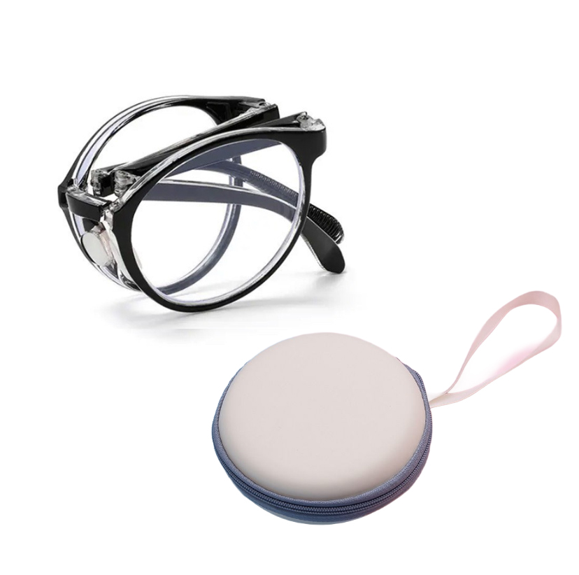 Lunettes de presbytie à zoom automatique bleu