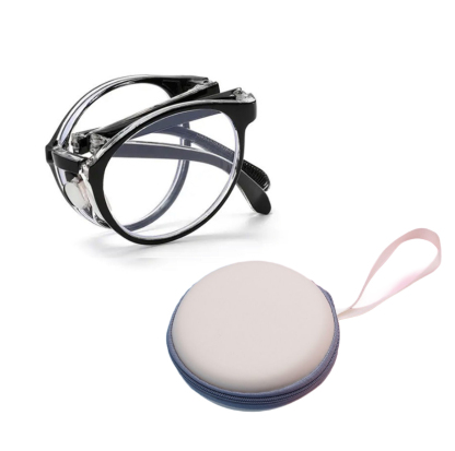 Lunettes de presbytie à zoom automatique bleu