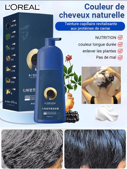 Coloration capillaire protéinée au caviar Zhi Huashi