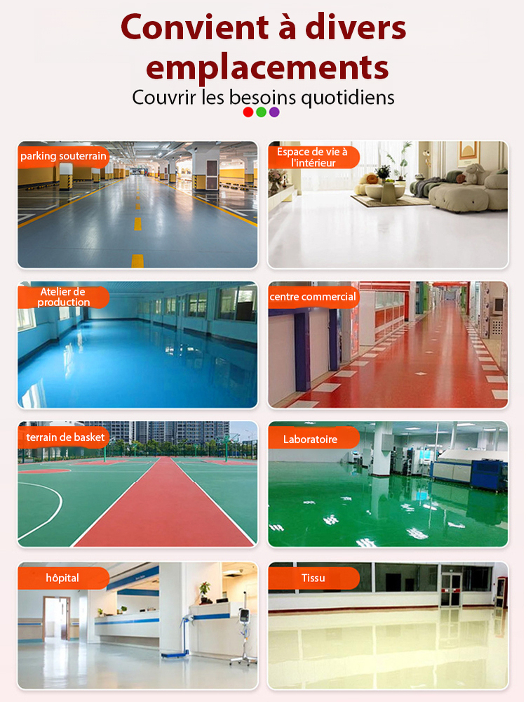 Peinture imperméabilisante 5 en 1 sans formaldéhyde à séchage rapide en 2 heures