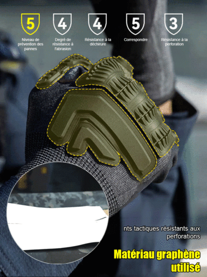 Gants tactiques anti-coupure Pro en armure mécanique Iron竞