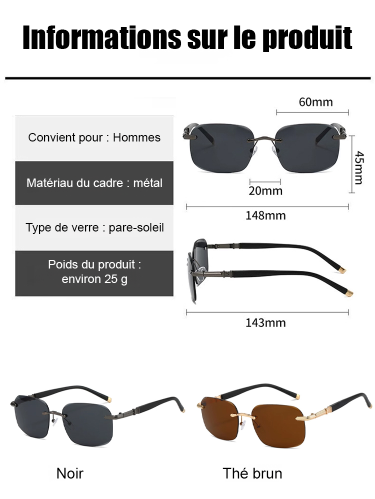 Lunettes de soleil polarisées haute définition pour pilote