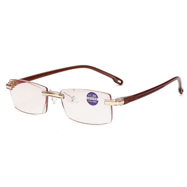 Rahmenlose Lesebrille Klar/Modisch/Komfortabel