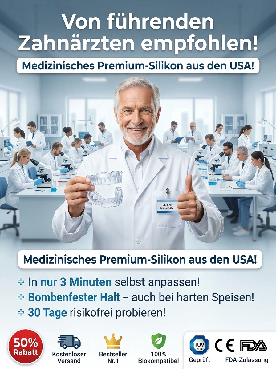 Komplettes Pflege-Set für Zahnprothesen