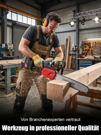 Hochleistungs-Holzkettensäge der verbesserten Version