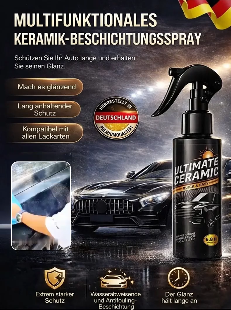 Ultimatives Keramik-Glanzbeschichtungsspray für Fahrzeuge