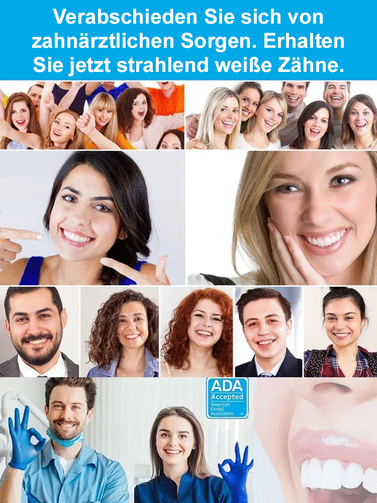 【Zahnarztfrei】Aufhellende realistische Zahnspange