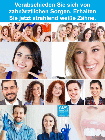 【Zahnarztfrei】Aufhellende realistische Zahnspange