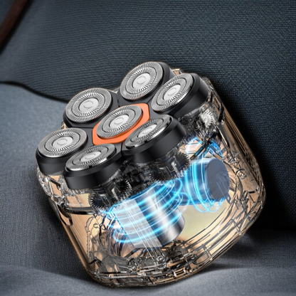 Magnetischer Sieben-Klingen-Multifunktions-Haar- und Rasierapparat