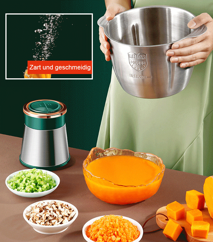 Elektrischer Fleischwolf aus Edelstahl