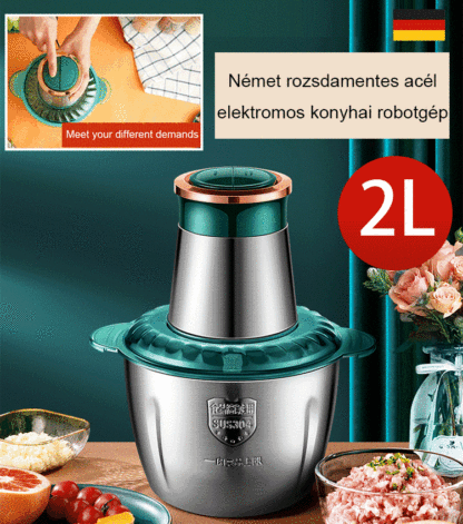 Elektrischer Fleischwolf aus Edelstahl