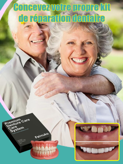 Kit de décoration pour prothèses dentaires à ajustement confortable