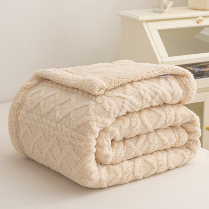 Beliebte Jacquard-Taft-Plüschdecke