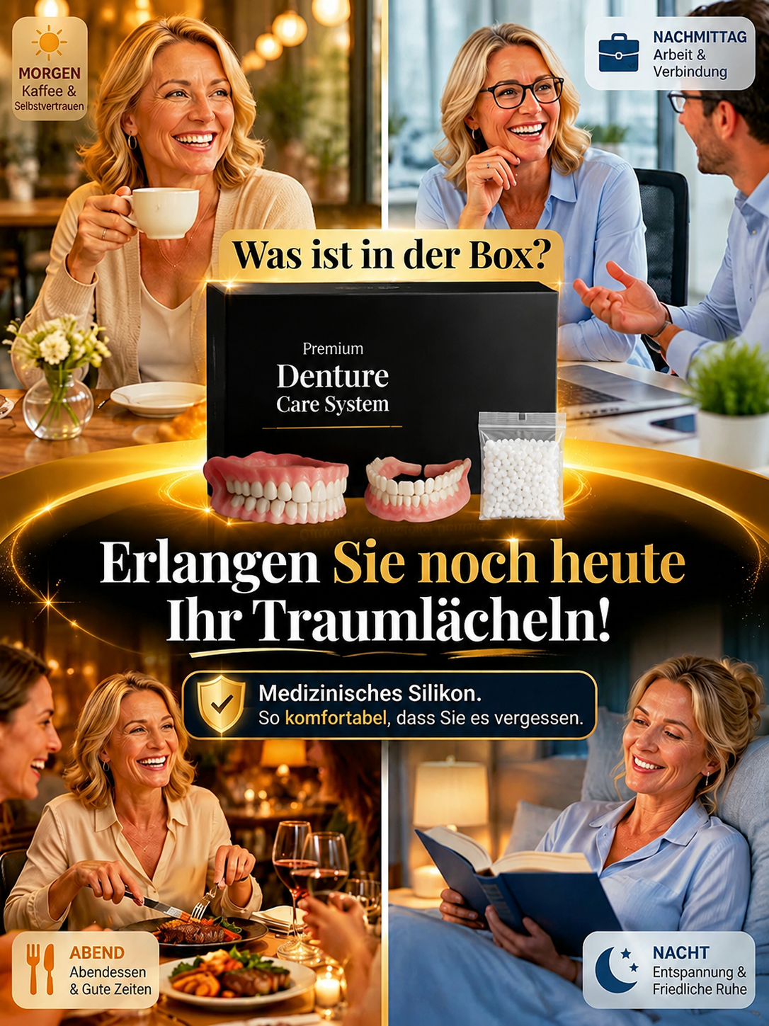 Deutschlands erstes Set zur sofortigen Zahn-Verschönerung!