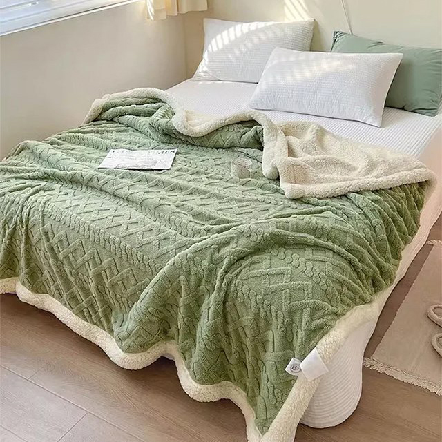 Beliebte Jacquard-Taft-Plüschdecke