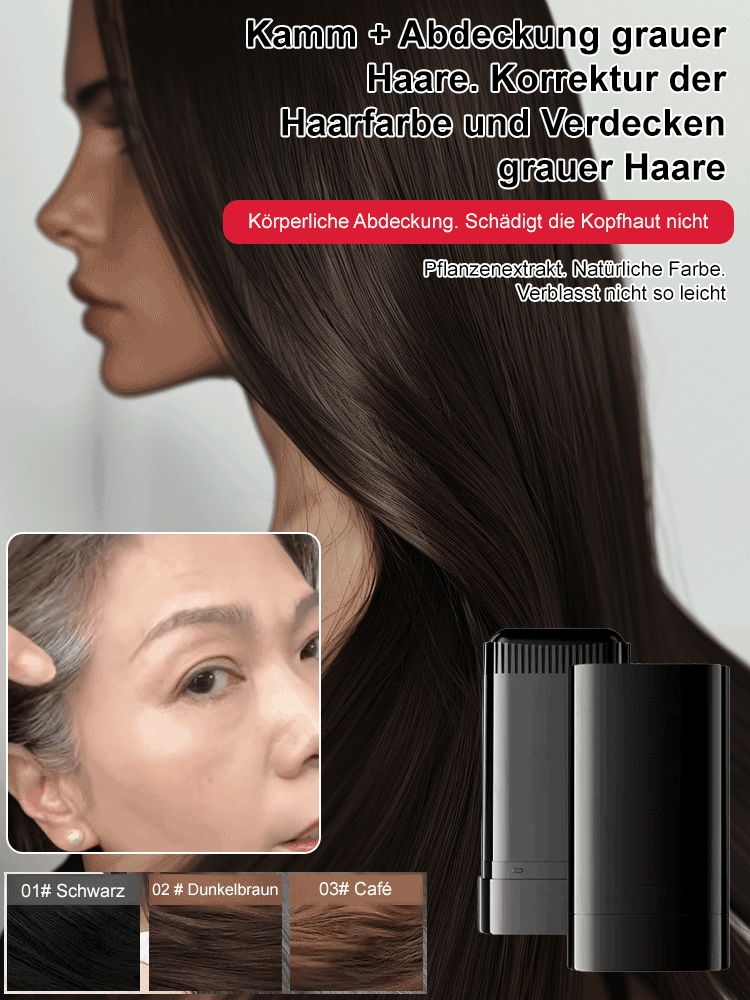 Wasser- und schweißbeständiges Haarfärbemittel zur Abdeckung grauer Haare