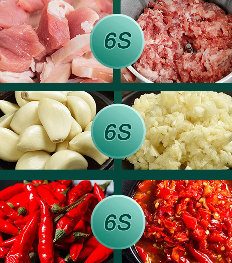 Elektrischer Fleischwolf aus Edelstahl