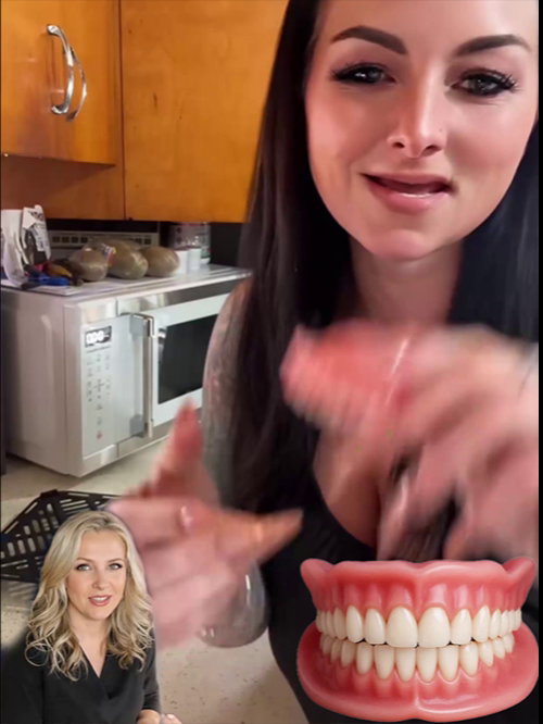 Vollständige, verstellbare Zahnprothese für ein selbstsicheres Lächeln