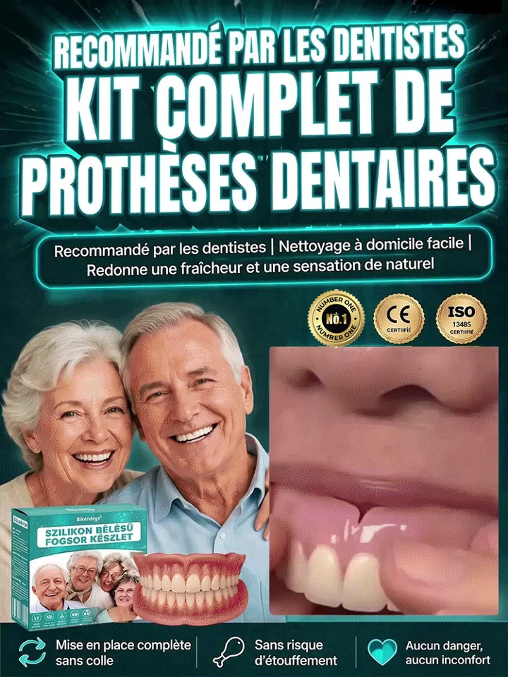 Nouvel ensemble complet de gouttières dentaires supérieur et inférieur SL-DIYcos