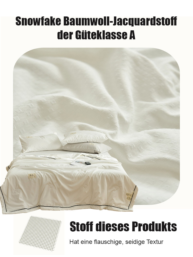 Snowflake Cotton Soya Summer Cooler