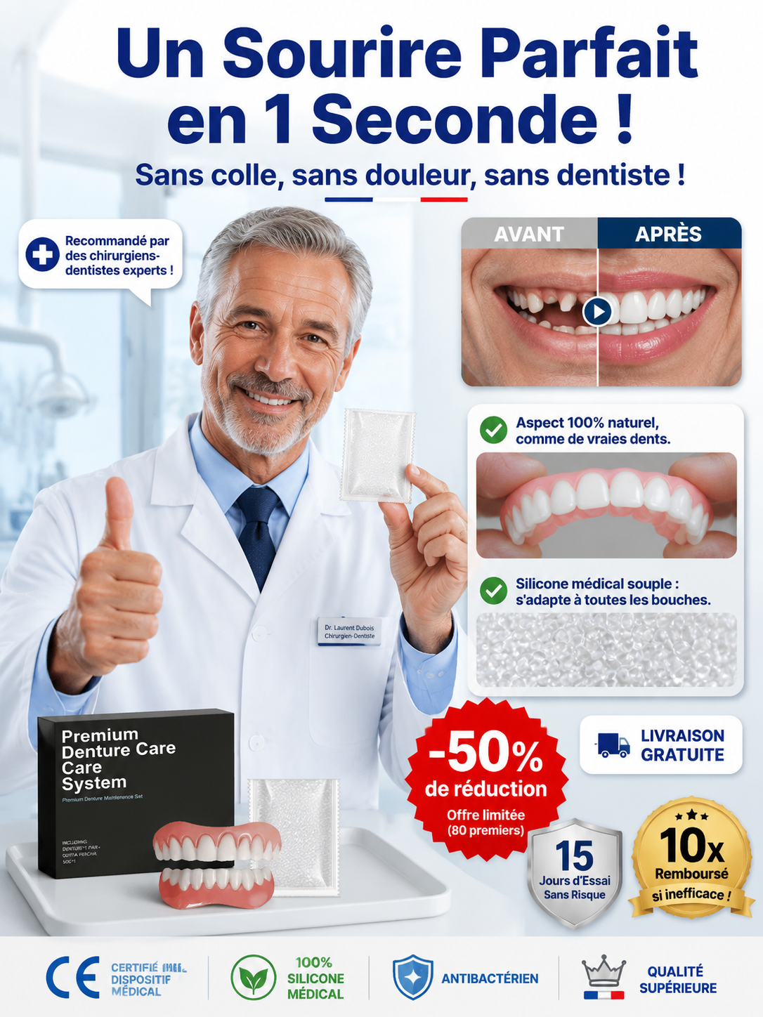 Le sourire parfait – sans passer par le dentiste ! 