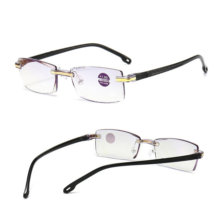 Rahmenlose Lesebrille Klar/Modisch/Komfortabel