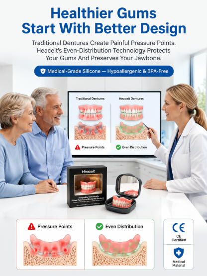 Revolutionary DIY Dentures: Medical Grade Silicone for Secure, Adhesive-Free Comfort