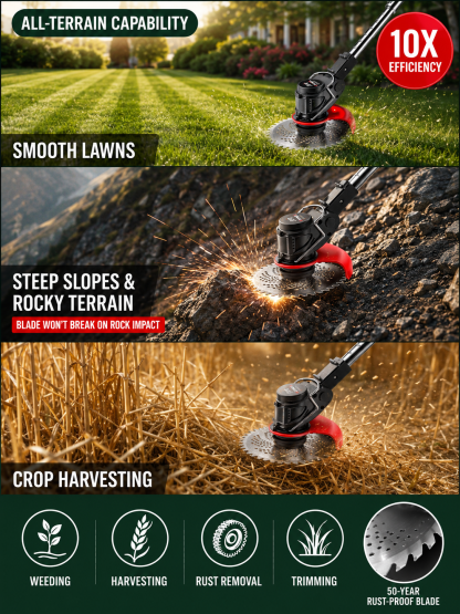 Portable lithium battery garden lawn mower