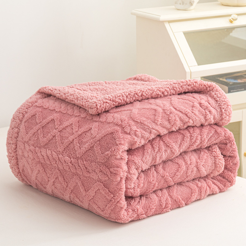 Beliebte Jacquard-Taft-Plüschdecke