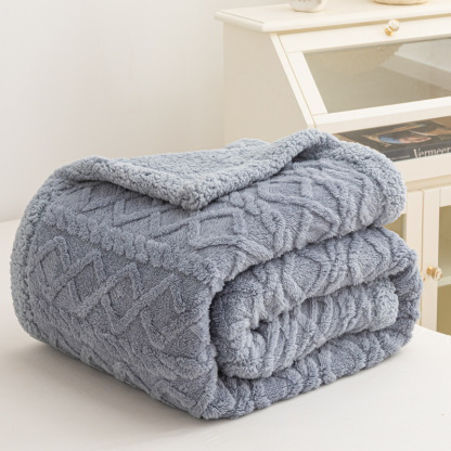 Beliebte Jacquard-Taft-Plüschdecke