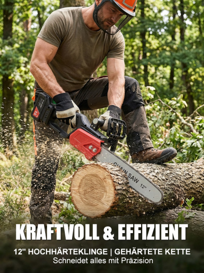 Hochleistungs-Holzkettensäge der verbesserten Version